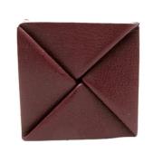 Pre-owned Leather wallets Hermès Vintage , Brown , Unisex