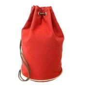 Pre-owned Canvas shoulder-bags Hermès Vintage , Red , Dames