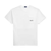 Wit Jersey T-shirt 710951623001 Polo Ralph Lauren , White , Heren