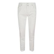 Luxe Donkerblauwe Jeans Jacob Cohën , White , Heren