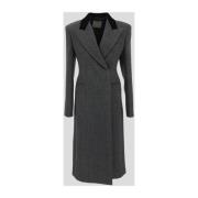 Virgin Wool Liuto Jas Sportmax , Gray , Dames