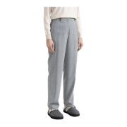 Stretch wollen klassieke broek Peserico , Gray , Dames