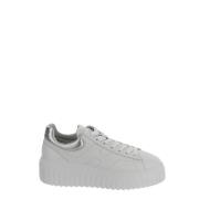 Leren Vetersneaker Hogan , White , Dames