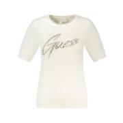 Viscose Pullover Sweater Guess , White , Dames