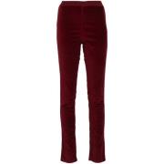 Rode Leggings voor Vrouwen UMA Wang , Red , Dames