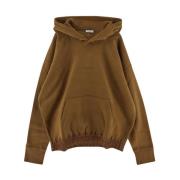 Katoenen Logo Hoodie Saint Laurent , Green , Heren