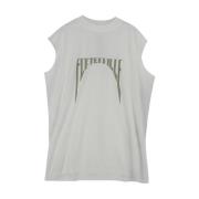 Katoenen Tarp T-Shirt Rick Owens , White , Heren