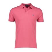 Roze Slim Fit Polo met korte mouwen Polo Ralph Lauren , Pink , Heren