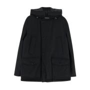 Arctische Katoenen Jas Woolrich , Black , Heren