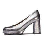 Tacones Captain Plomo, Color: Metalizados Wonders , Gray , Dames