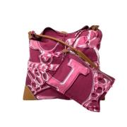 Pre-owned Silk shoulder-bags Hermès Vintage , Pink , Dames