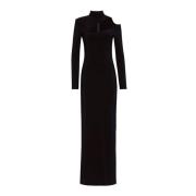 Prometea Lang Jurk MVP wardrobe , Black , Dames