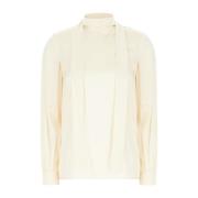 Stijlvolle Overhemden Collectie Max Mara Studio , Beige , Dames