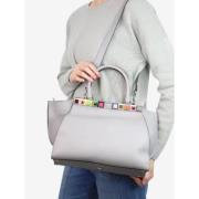 Pre-owned Leather fendi-bags Fendi Vintage , Gray , Dames