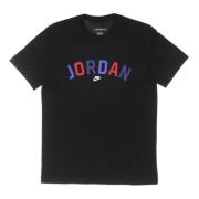 Sport DNA Wordmark Tee Zwart/Wit Jordan , Black , Heren