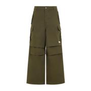 Groene Katoenen Cargo Broek Marni , Green , Heren