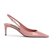 Roze Slingback Schoenen Dolce & Gabbana , Pink , Dames