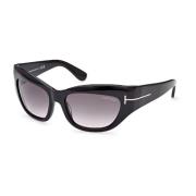 Zwarte zonnebril voor vrouwen Ss24 Tom Ford , Black , Dames