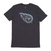 Tennessee Titans Draft Tee Graphite Shirt New Era , Gray , Heren