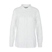 Witte Linnen Shirt Dameskleding Barbour , White , Dames