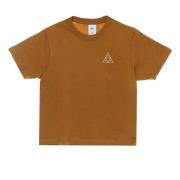 Geborduurde Driehoek Relax Tee Burnt Orange HUF , Orange , Dames