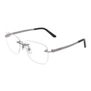 Vierkante Metalen Frame Bril Cartier , Gray , Unisex