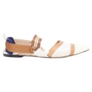 Pre-owned Cotton flats Fendi Vintage , Beige , Dames