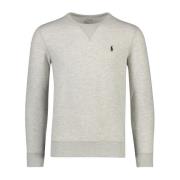 Grijze Sweater Ronde Hals Katoenmix Polo Ralph Lauren , Gray , Heren