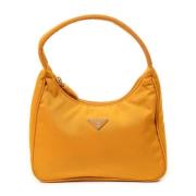 Pre-owned Canvas handbags Prada Vintage , Orange , Dames