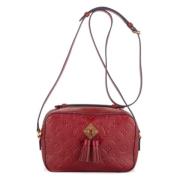 Pre-owned Leather louis-vuitton-bags Louis Vuitton Vintage , Red , Dam...