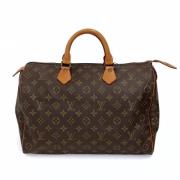 Pre-owned Canvas handbags Louis Vuitton Vintage , Brown , Dames