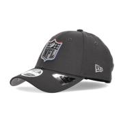 Curvy Visor NFL Draft Graphite Hat New Era , Gray , Heren