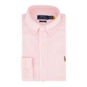 Casual Roze Gestreept Overhemd Polo Ralph Lauren , Pink , Heren