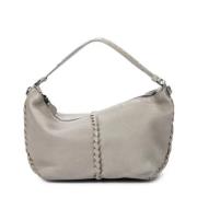 Pre-owned Leather handbags Bottega Veneta Vintage , Gray , Dames