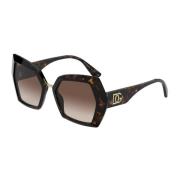 Bruine zonnebril voor vrouwen Aw24 Dolce & Gabbana , Brown , Dames