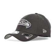 Seattle Seahawks Curvy Visor Hat NFL Draft New Era , Gray , Heren