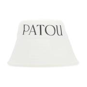 Stijlvolle witte canvas hoed Patou , White , Dames