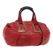 Pre-owned Leather handbags Chloé Pre-owned , Red , Dames