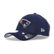 NFL Draft Curvy Visor Hat Patriots New Era , Blue , Heren