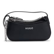 Crossbody tas met ketting clutch Hugo Boss , Black , Dames