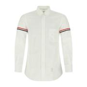 Klassieke Witte Katoenen Overhemd Thom Browne , White , Heren