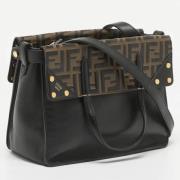 Pre-owned Leather fendi-bags Fendi Vintage , Black , Dames