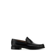 Zwarte Leren Loafers Salvatore Ferragamo , Black , Heren