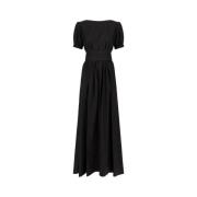 Elegante Jurken Collectie Mauro Grifoni , Black , Dames