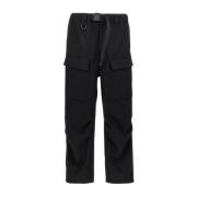 Cargo Flannel Broek Y-3 , Black , Heren