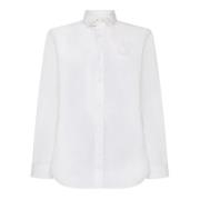 Bruine T-shirts & Polo's Aw24 Burberry , White , Heren