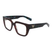 Moderne Onregelmatige Bril Prada , Brown , Unisex