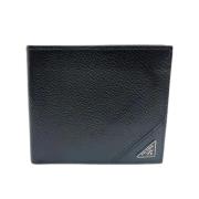 Pre-owned Leather wallets Prada Vintage , Black , Dames