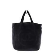 Pre-owned Cotton chanel-bags Chanel Vintage , Black , Dames