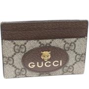 Pre-owned Canvas wallets Gucci Vintage , Brown , Dames